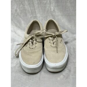 Vans Beige/Tan Suede Low-Top Sneakers